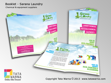 Desain Company Profile - Booklet - Chemical and Equipment Suppliers - Sarana Laundry
