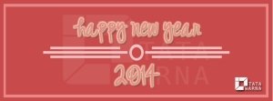 Contoh Desain Company Profile Cover Facebook Happy New Year 2014