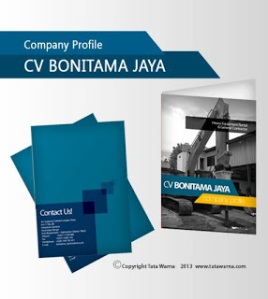 Desain Company Profile-Booklet-Kontraktor-CV.Bonitama Jaya-Tata Warna-0341575775