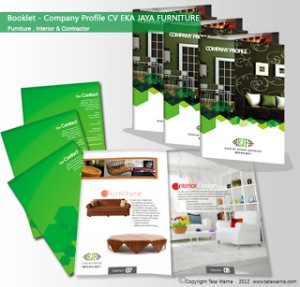 Desain Company Profile-Booklet-Furniture,Interior & Contractor-CV.Eka Jaya Furniture