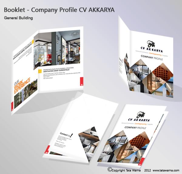 Desain Company Profile, booklet